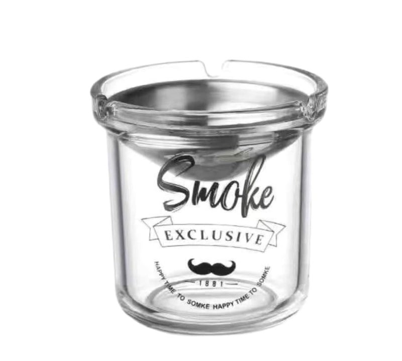 Glass Funnel Ashtray With Lid Large Size 47cm Desktop Decor Living Room Office Gift Idea - Image 2