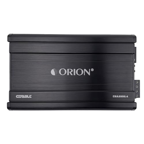 Orion Cobalt Series CBA2500.4 High Efficiency 4-Channel Class A/B Amplifier for Car Audio Stereo – 2500W High Output, 2/4 Ohm Stable, Adjustable Low/High Pass, Bass Boost, MOSFET Power Supply - Image 2