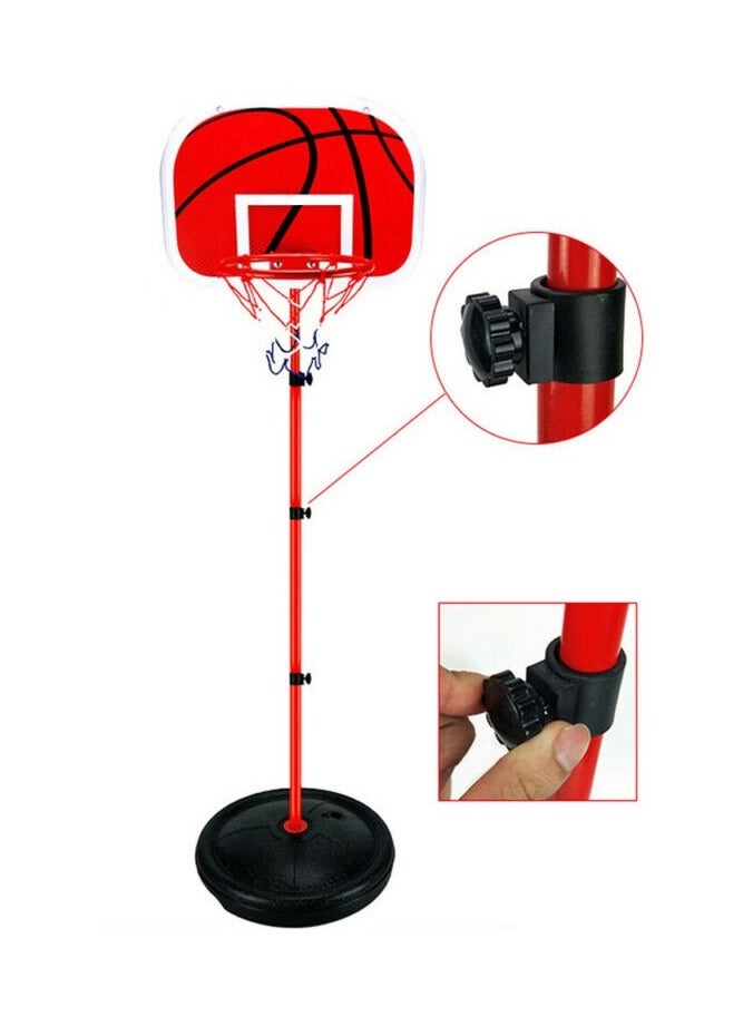 استاند كرة السلة قابل للحمل وارتفاع قابل للتعديل، 105-139 سم - Image 3