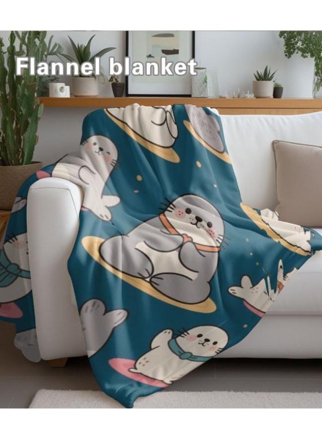 general Baby and children's cartoon flannel thin blanket (warm and comfortable, suitable for sleep, game use) 70cm*100cm - Image 4