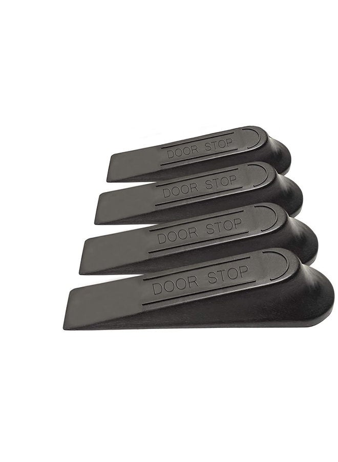 Door Wedges- Pack of 4 Rubber Stopper Wedges 