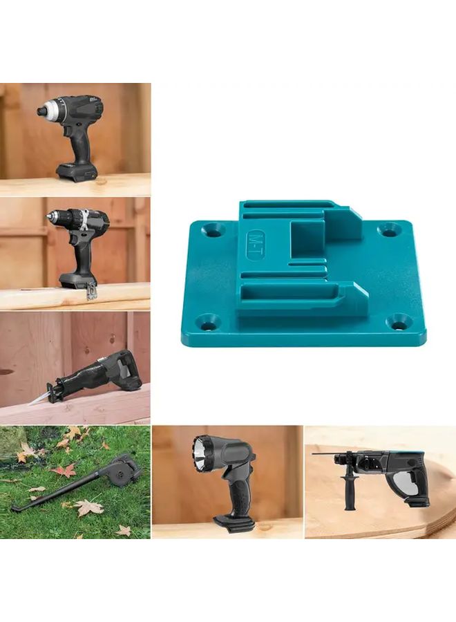 5 Pack Drill Holder Wall Mount No Tool Installation Durable Plastic Garage Organizer - Image 5