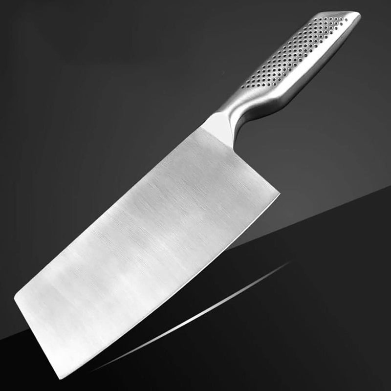 Capmora Premium Stainless Steel Kitchen Knife Set Chefs Knife Butcher Knife Sharp NonStick Soft Handles Cutting Meat Heavy Duty Blade Butcher Meat Knife DC Big - Image 1