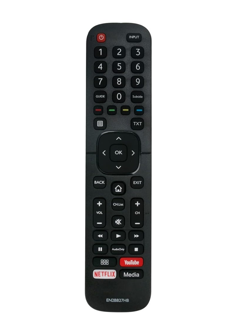 PopZa New Replacement Remote Control for Hisense Smart TVs – Compatible with EN2BB27H, EN2BB27HB – Universal Remote for Hisense LED, LCD, UHD, FHD Models – Easy Pairing, Durable & User-Friendly Design – No Programming Required - Image 5