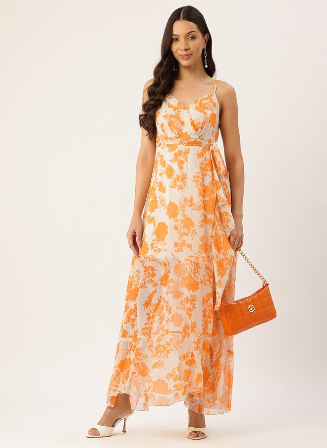 Rue Collection فستان ماكسي مزخرف بالأزهار للنساء - Image 5