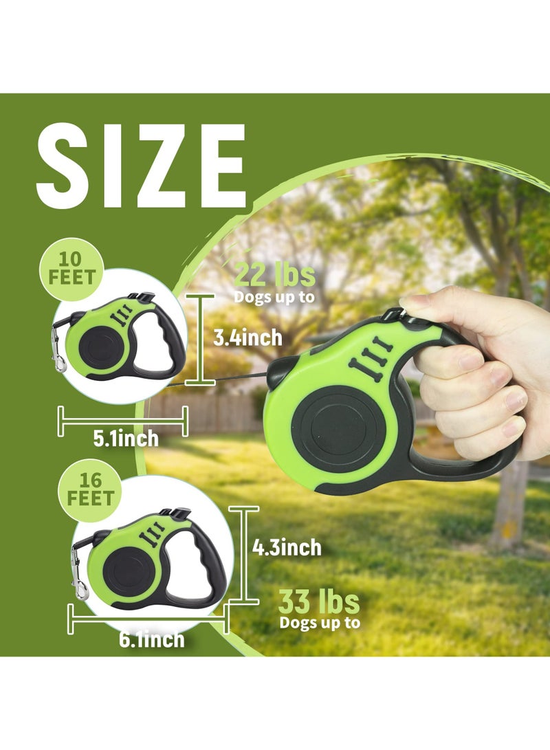 Retractable Dog Leash Automatic Telescopic Tractor Dog Tape, Pet Tape 16 FT Durable and Convenient, with Non-Slip Handle, Tangle Free, Pause and Lock, Suitable for Small and Medium-Sized Dogs - Image 5