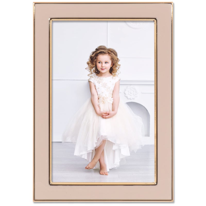 Lawrence Frames Polished Enamel Picture Frame  4x6  Pink - Image 2