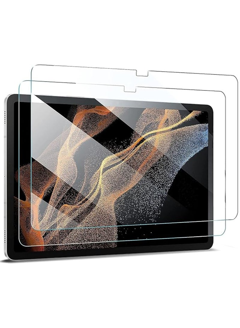 Screen Protector for Samsung Galaxy Tab S9 Ultra 14.6-Inch with Easy Installation Frame, Tempered Glass Film, HD Clear, Anti Scratch, Bubble Free Cover 2-Pack - Image 1
