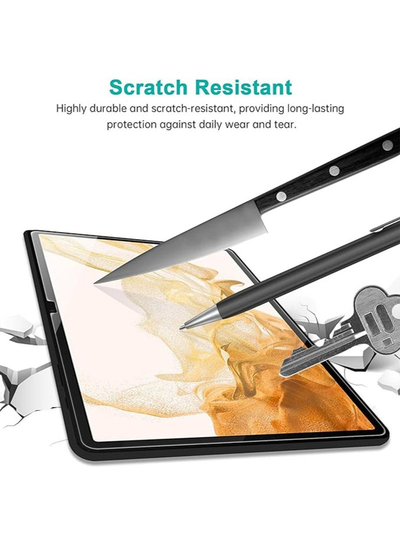 Screen Protector for Samsung Galaxy Tab S9 Ultra 14.6-Inch with Easy Installation Frame, Tempered Glass Film, HD Clear, Anti Scratch, Bubble Free Cover 2-Pack - Image 5