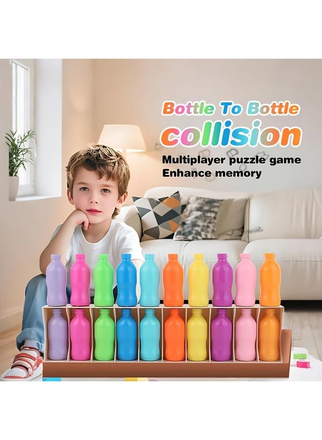 Guess The Bottle Color Challenge Game 21PCS Plastic Party Board For Family Night - Image 4