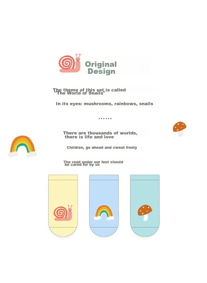 Babyface Tongyan Baby Socks, Summer Indoor Walking Socks, Infant Floor Socks, Breathable Non-slip Bottom, Cool Early Education Sock Set, 1-3 Years Old - Image 5