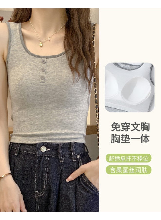 Your Sun Wearable Padded Camisole For Women, Women'S Tank Top With Built-In Bra - Image 1