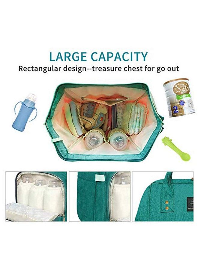 HOUSE OF QUIRK Baby Diaper Bag Maternity Backpack (Jeep Green) - Image 3
