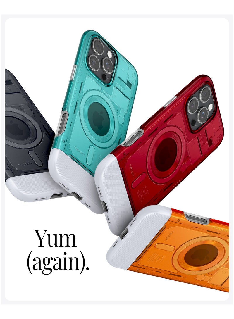 Spigen Classic C1 MagFit for iPhone 16 PRO Case Cover with MagSafe & Extreme Protection Tech - Bondi Blue - Image 3