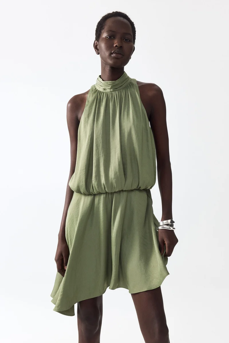 H&M Asymmetric-skirt dress