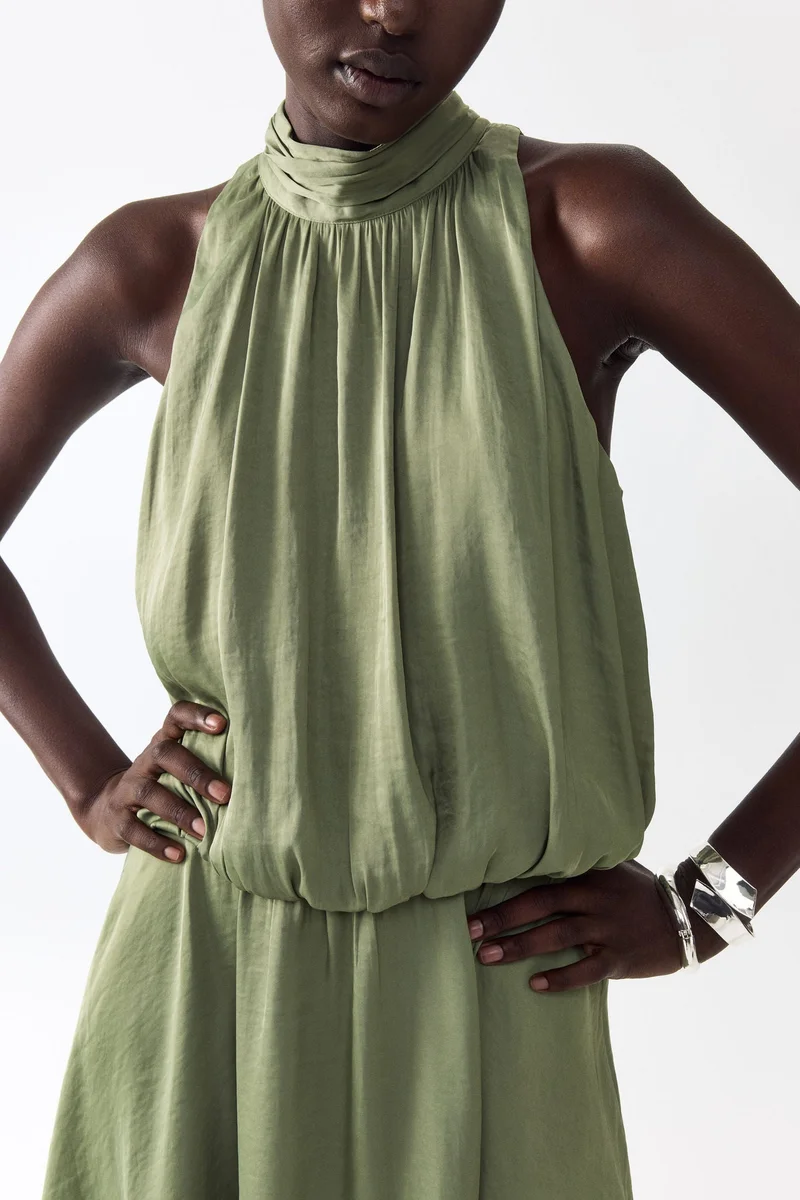 H&M Asymmetric-skirt dress