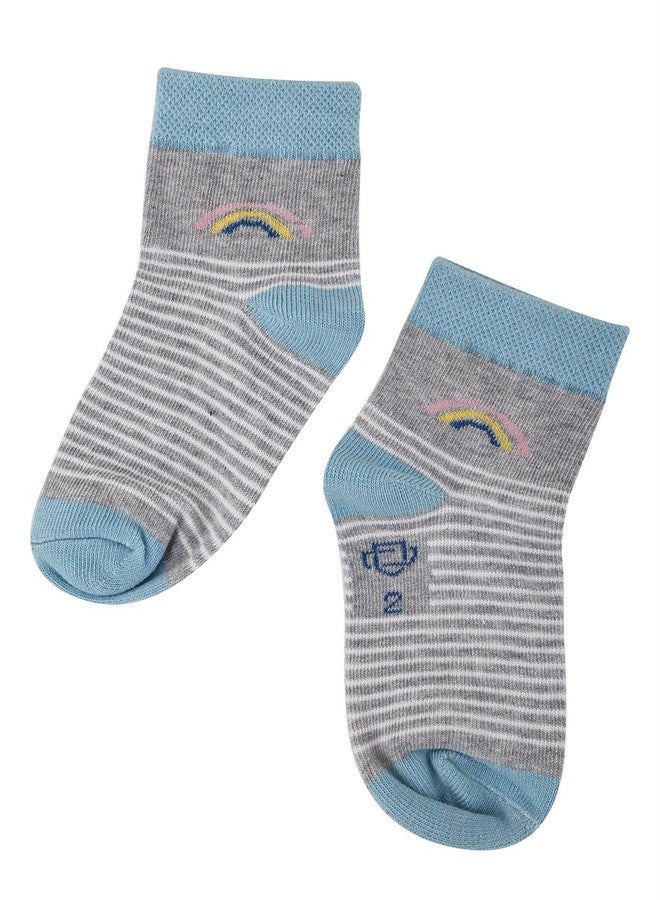 Dollar Kids Socks For Boys & Girls In Blended Cotton (Pack of 5) - Image 4