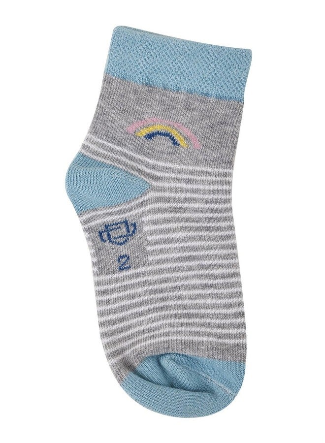 Dollar Kids Socks For Boys & Girls In Blended Cotton (Pack of 5) - Image 5