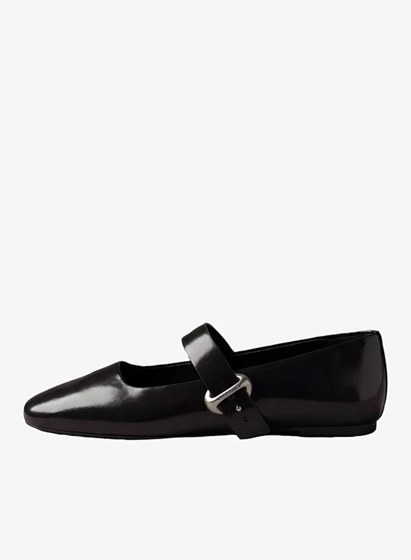 Calvin Klein  Leather Mary Jane Ballerinas for Women | Best Price UAE