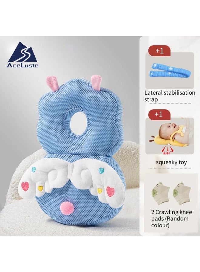 AceLuste Baby Head Protector, Toddlers Head Safety Pad Pillow Cushion with 2 Knee Pads, Adjustable Toddlers Head Safety Pad Cushion Backpack, Baby Back Protection for Crawling & Walking, for Age 6-36 Months - Image 1