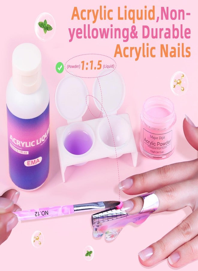 دوبورك طقم أظافر أكريليك مع مثقاب وضوء الأشعة فوق البنفسجية - مجموعة بداية كاملة للمبتدئين مع كل شيء - Image 2