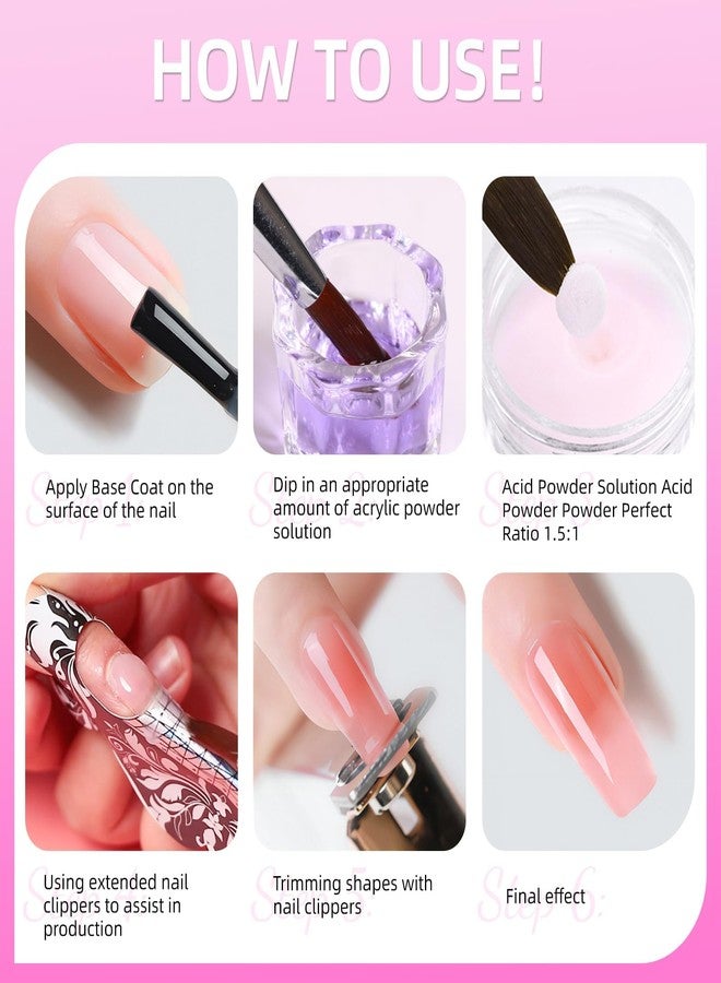 دوبورك طقم أظافر أكريليك مع مثقاب وضوء الأشعة فوق البنفسجية - مجموعة بداية كاملة للمبتدئين مع كل شيء - Image 4