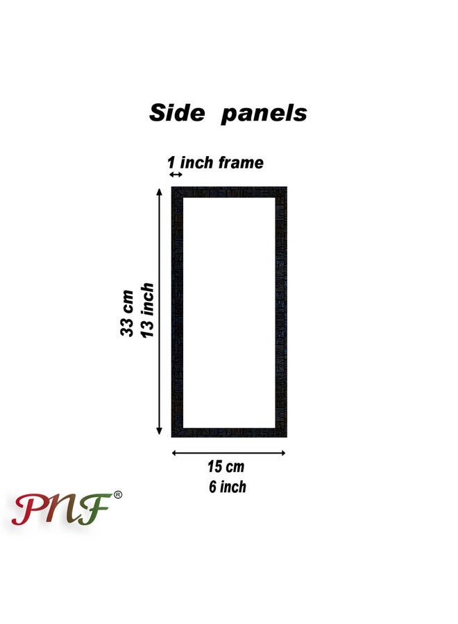 PNF لوحة و إطارات pnf مرسومة باليد مناظر طبيعية مع ورقة أكريليك | غرفة المعيشة، غرفة النوم | ديكور المنزل | أفضل خيار هدايا | مجموعة من 3 (14x22 بوصة) 1865-5 - Image 5