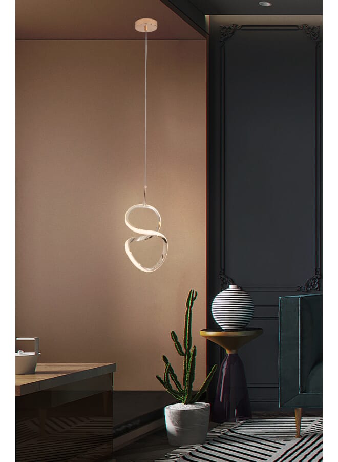 Best Power Modern Single Chandelier 1130-1 LED Pendant Lights Indoor Lighting Hanging Lamp For With Three Lighting Levels ideal choice for living rooms, dining areas, or bedrooms - Image 1