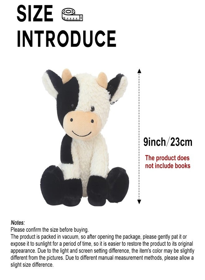 CHELEI2019 9" Cow Stuffed Animal Plush Soft Christmas Cow Plushies Toy for Kids,Girls - Image 3