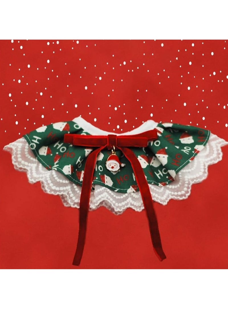 Dog Clothing Collars Pet Clothing Accessories Adjustable Collars Snood Accessories Cat and Dog Animal Party Supplies Bibs (Red Bow) - Image 2
