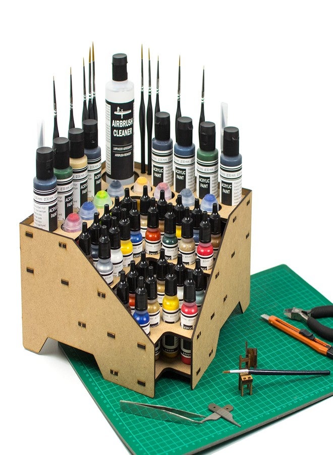 PROSCALE Paint Rack & Organiser - Vallejo Colours Stand for Hobby Zone & Model Building Tools (Model C) - Image 4