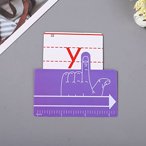 Khakho Finger Focus Spacer,8Pcs Kids Finger Spacers,Colorful Guided Reading Strips, Dyslexia Tools for Kids, Handwriting Tool Writing Spacers for Kids,Home School Classroom Supplies - Image 4