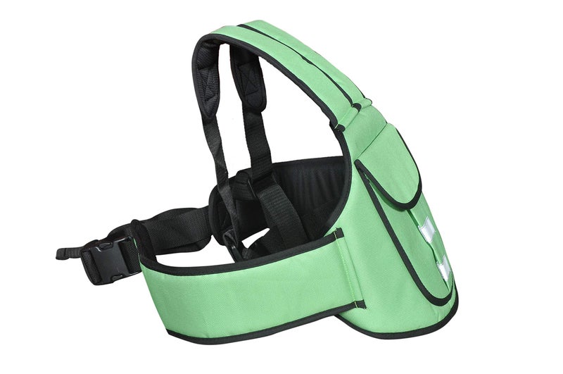 Crawl'in Kids Adjustable Safety Harness Belt Child Vehicle Motorcycle Ride Strap For Two Wheeler Travel Horse Back Riding With Padded Strap For Children Babies|2-6 Year (Green) - Image 4