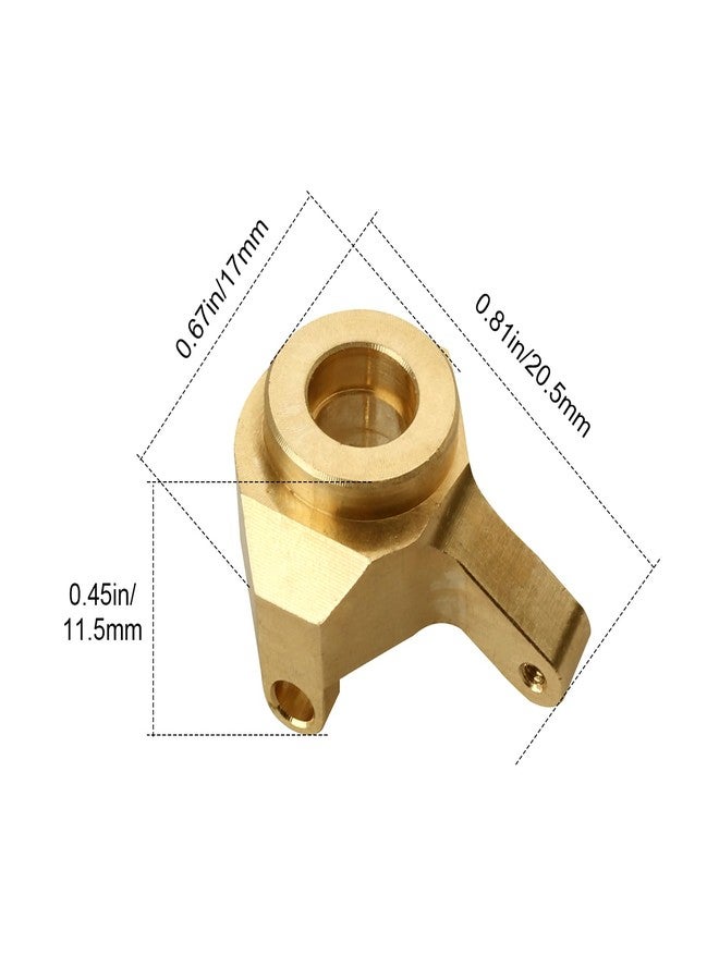 هوبي بارك مفصل توجيه نحاسي أمامي من Hobbypark SCX24 لـ Axial SCX24 Gladiator Chevrolet C10 Deadbolt Wrangler JLU B17 Betty Bronco ترقيات - Image 5