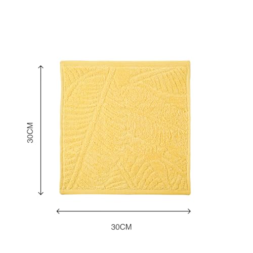MUSA Banana Face Towels | 400 GSM | Terry Face Towel Set of 4 with Free Bag | Super Soft & Ultra Absorbent Towels for Facewash | Face Towel for Women, Men (Golden Sunshine) - Image 4