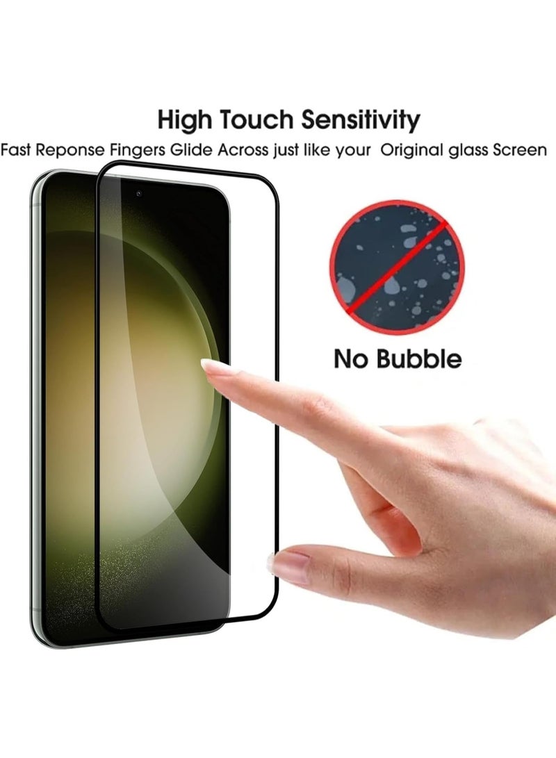 YJS Screen Protector for Samsung Galaxy S25 Edge Tempered Glass Screen Protector Full Glue Edge to Edge 9H Hardness Scratch Resistance Glass for Samsung Galaxy S25 Edge - Image 5
