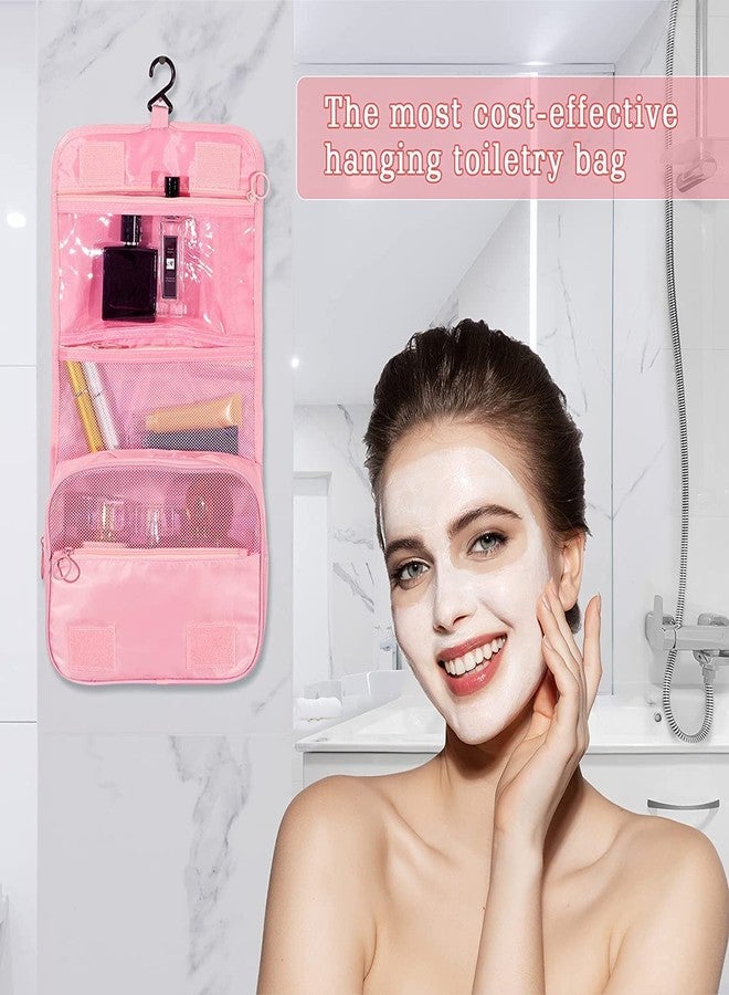 TAGUDA Multi-Function Travel Hanging Toiletry Bags Cosmetic Bag Makeup Bag for Women, Men (PINK) - Image 5
