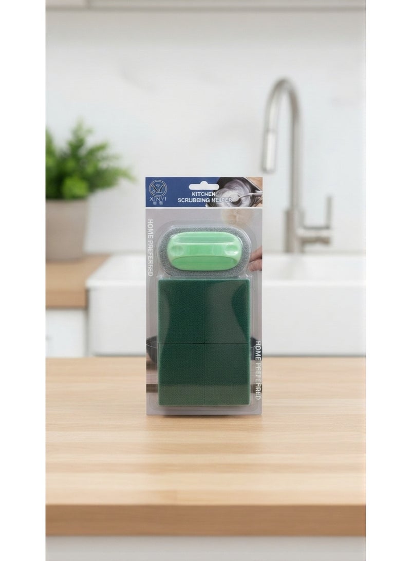 Roomlyne 5 PCS Kitchen Scrub Brush and Scouring Pad Set - Image 1