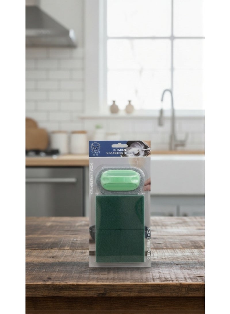 Roomlyne 5 PCS Kitchen Scrub Brush and Scouring Pad Set - Image 2