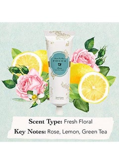Tocca Hand Creams Bianca: Rose Lemon Green Tea Moisturizing Quick Absorbing Hand Cream4 Oz ; 120 Ml  - Image 5