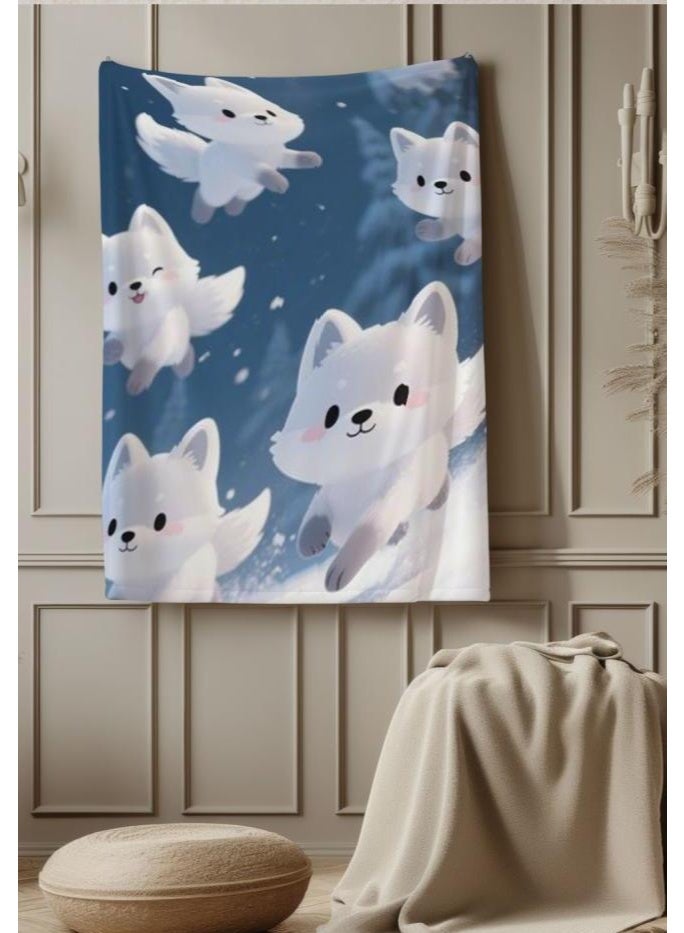 عام بطانية رقيقة من الفانيلا الكرتونية للأطفال والرضع (دافئة ومريحة، ومناسبة للنوم والألعاب) 70 سم * 100 سم - Image 4