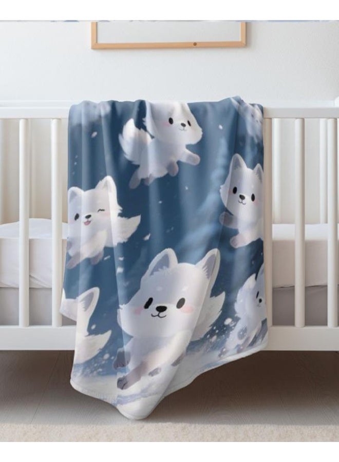 عام بطانية رقيقة من الفانيلا الكرتونية للأطفال والرضع (دافئة ومريحة، ومناسبة للنوم والألعاب) 70 سم * 100 سم - Image 5