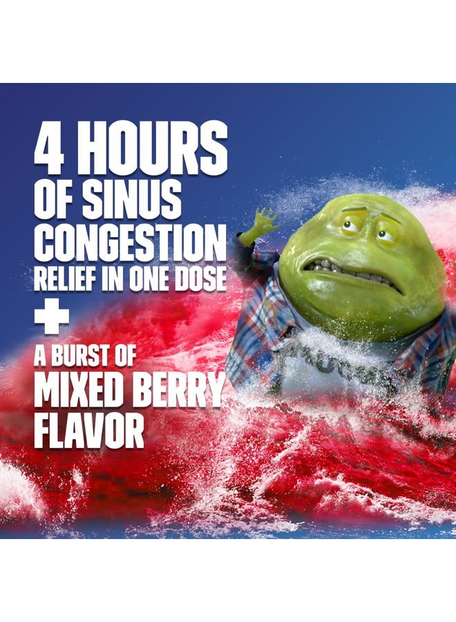 MUCINEX Severe Congestion & Pain Relief, Sinus-Max Max Strength, 6oz Clears Sinus & Nasal Congestion, Relieves Headache & Fever, Thins & Loosens Mucus - Image 5