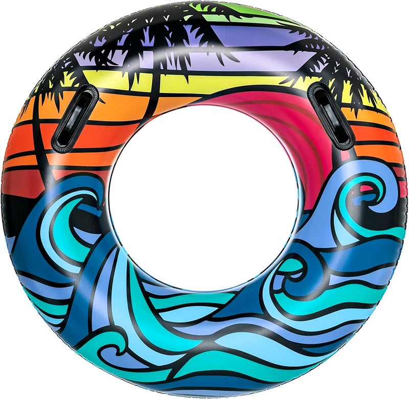 BestWay Coastal Castaway Swim Tube 1 Piece – Inflatable Pool Float Ring for Beach, Pool & Summer Relaxation - Image 2