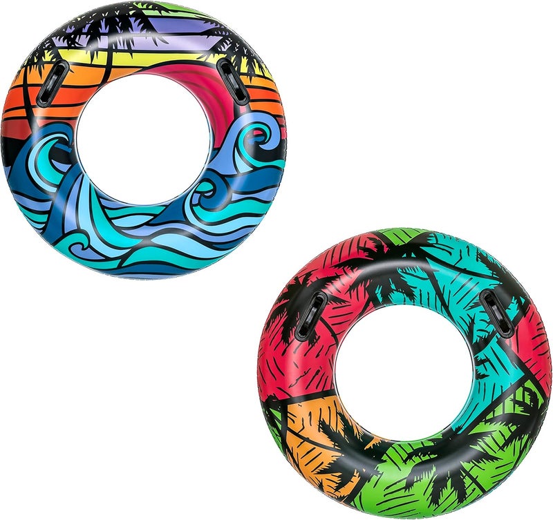 BestWay Coastal Castaway Swim Tube 1 Piece – Inflatable Pool Float Ring for Beach, Pool & Summer Relaxation - Image 1