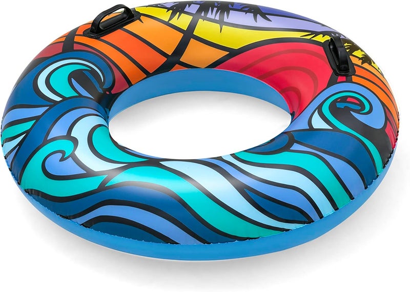 BestWay Coastal Castaway Swim Tube 1 Piece – Inflatable Pool Float Ring for Beach, Pool & Summer Relaxation - Image 3