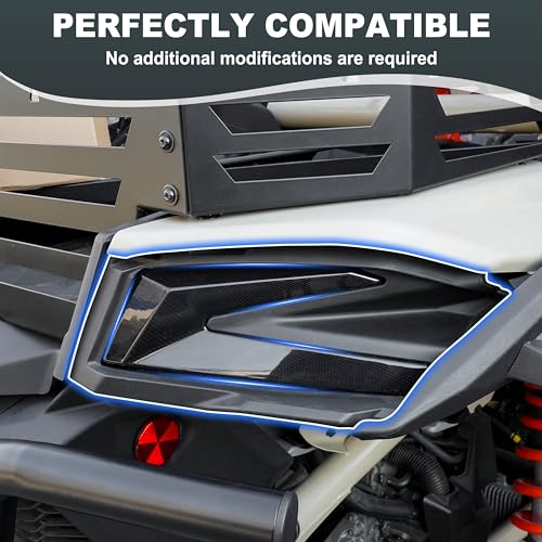 SAUTVS Right Passenger Side Tail light Cover, Rear Brake Stop Light TailLight Cover Bezel Panel for Can-Am Maverick X3 XDS XRS Max Turbo R 2017-2025 Accessories (1PC, Replace #705010687) - Image 2