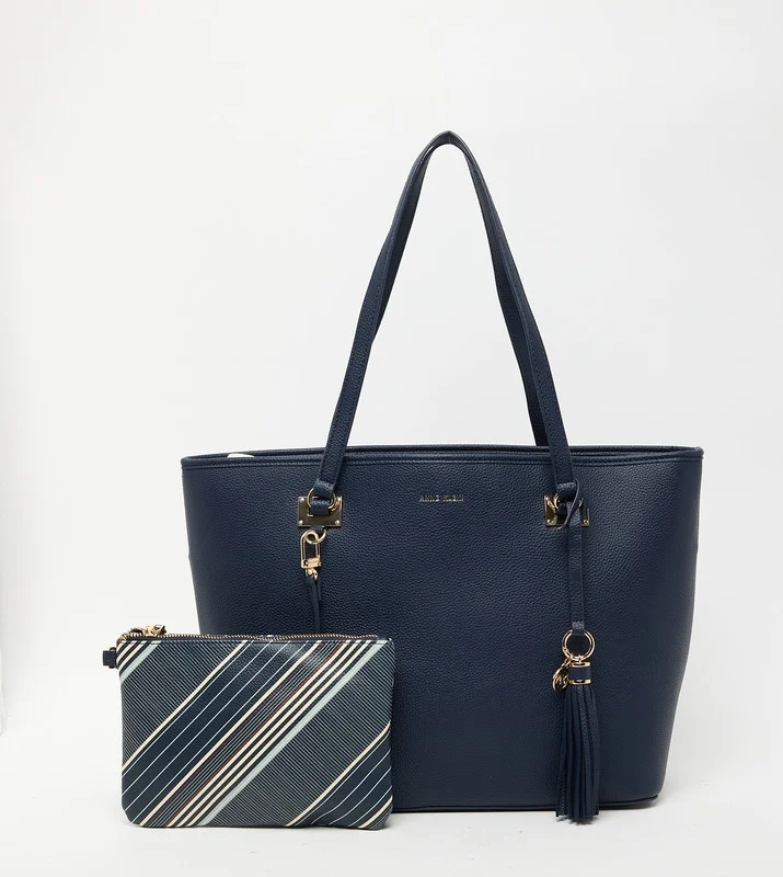 ان كلاين Anne Klein Akh5992 Blue Women's Shoulder Bag