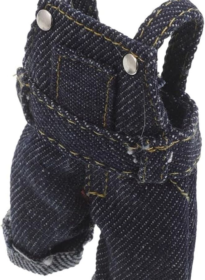 طقم ملابس الدمية كوهيلي من الدنيم: تنورة قابلة للإزالة وجينز متوافق مع علامات تجارية متنوعة - Image 1