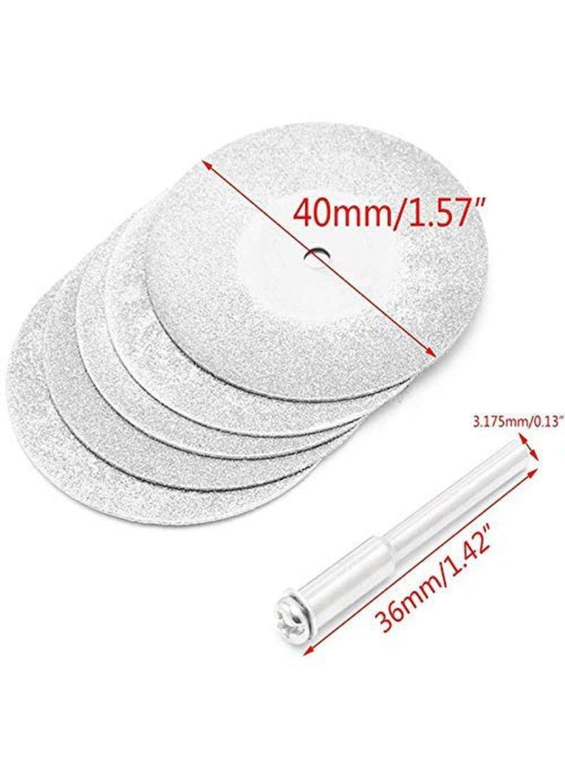 DIY Crafts DIY Crafts CTDIYHI32692 40mm Diamonte Cutting Discs Drill Bit Shank for Rotary Tool Blade DIY Works Support 40mm Large  - Image 2